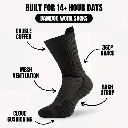 TredForce™ Bamboo Work Socks