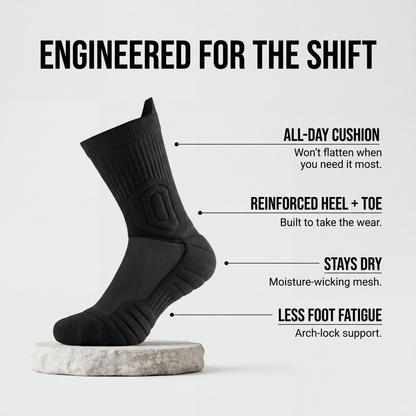 TredForce™ Bamboo Work Socks