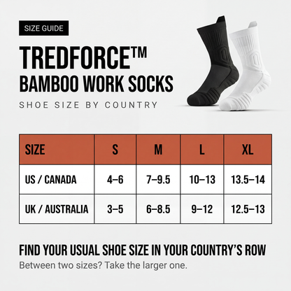 TredForce™ Bamboo Work Socks